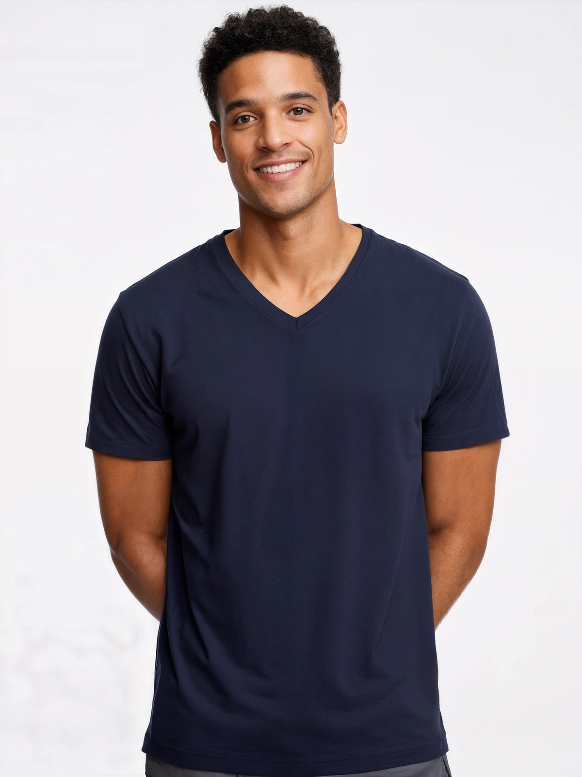 V-Neck Cotton T-Shirt