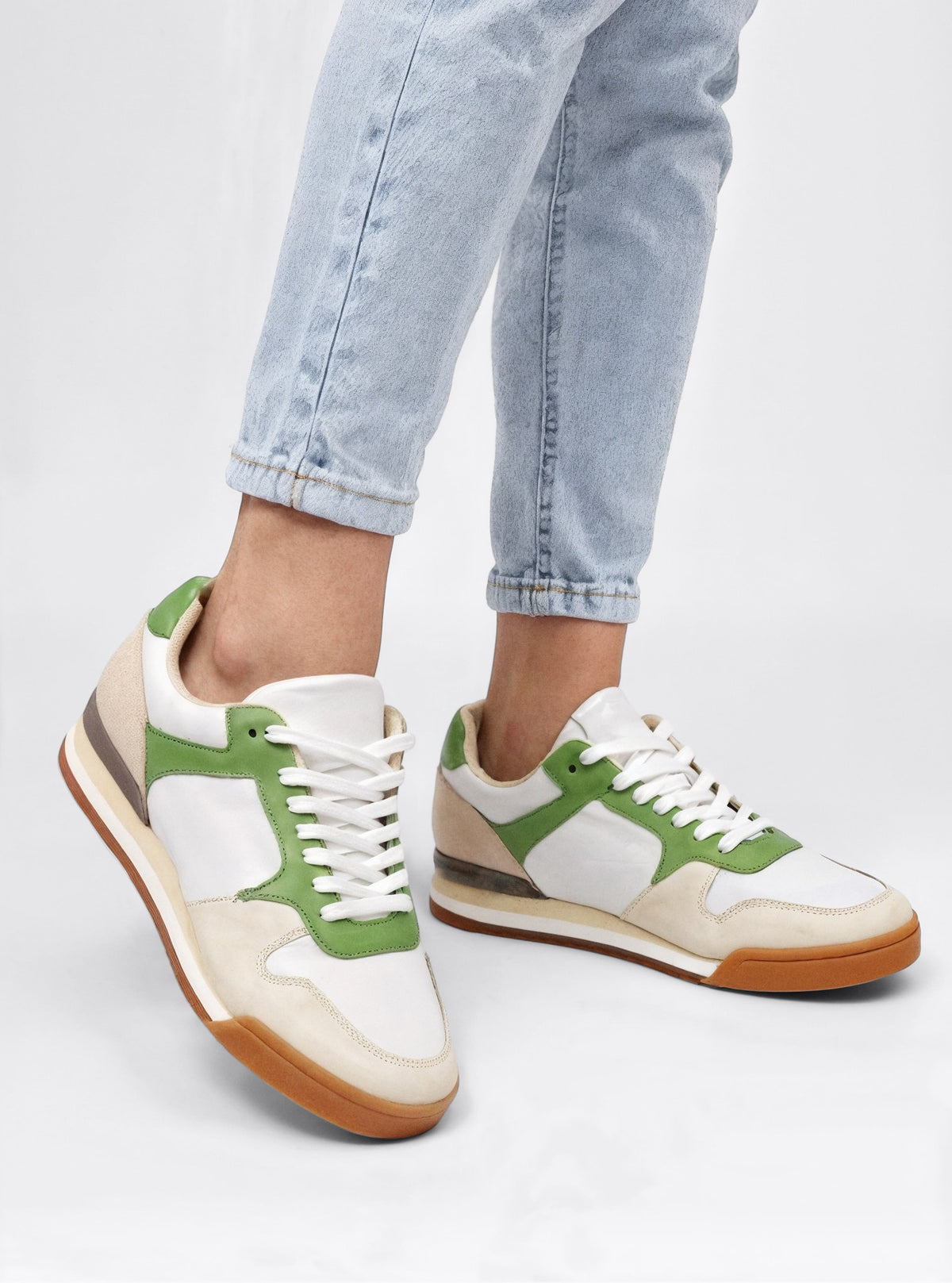 Retro Lace-Up Sneakers