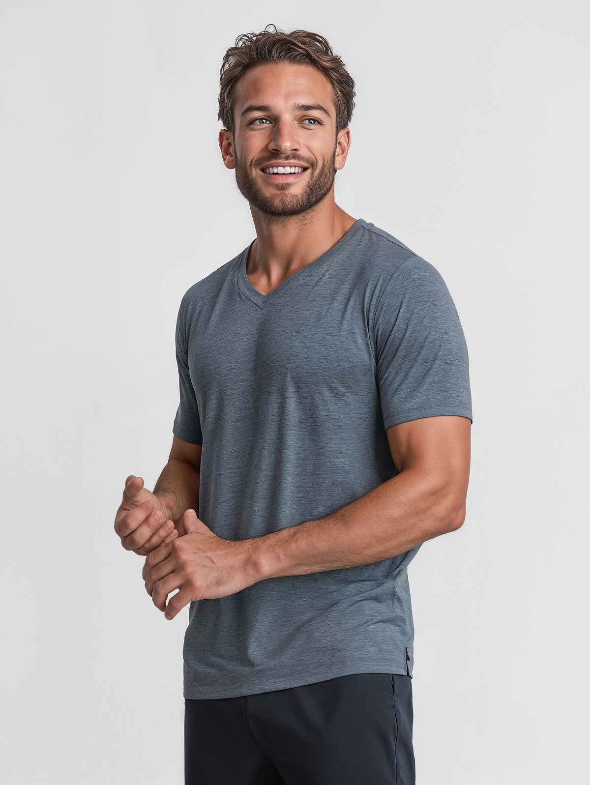 Slim Fit V-Neck Tee