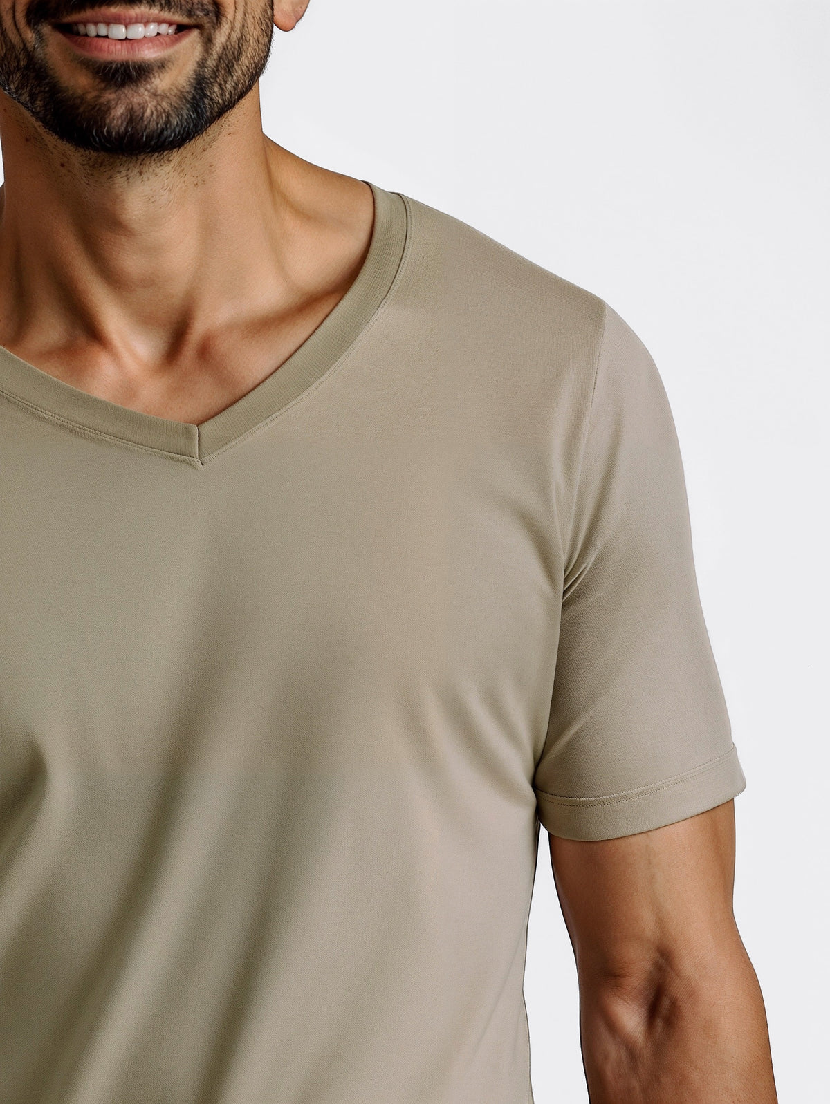 Slim Fit V-Neck Tee-3