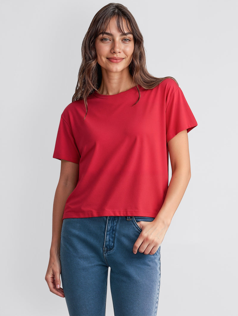 Relaxed Fit Crew T-Shirt-1