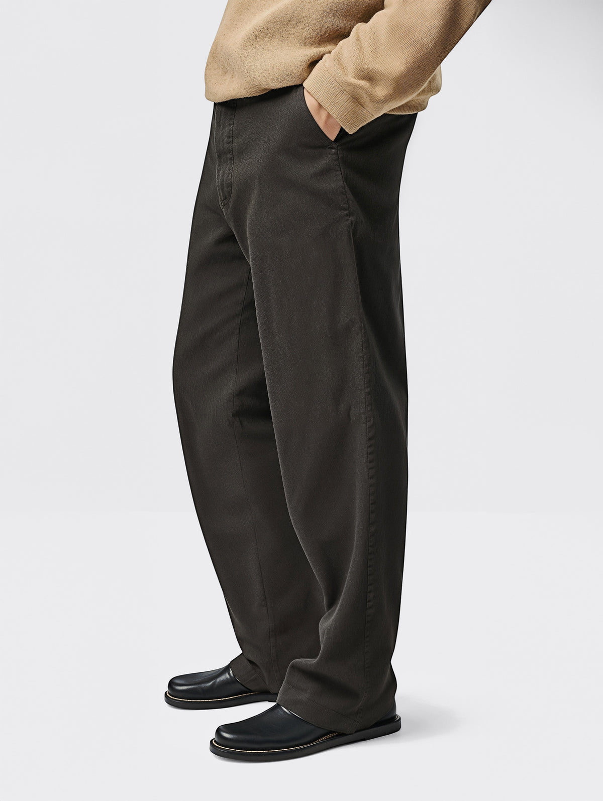 Relaxed Fit Trousers-1