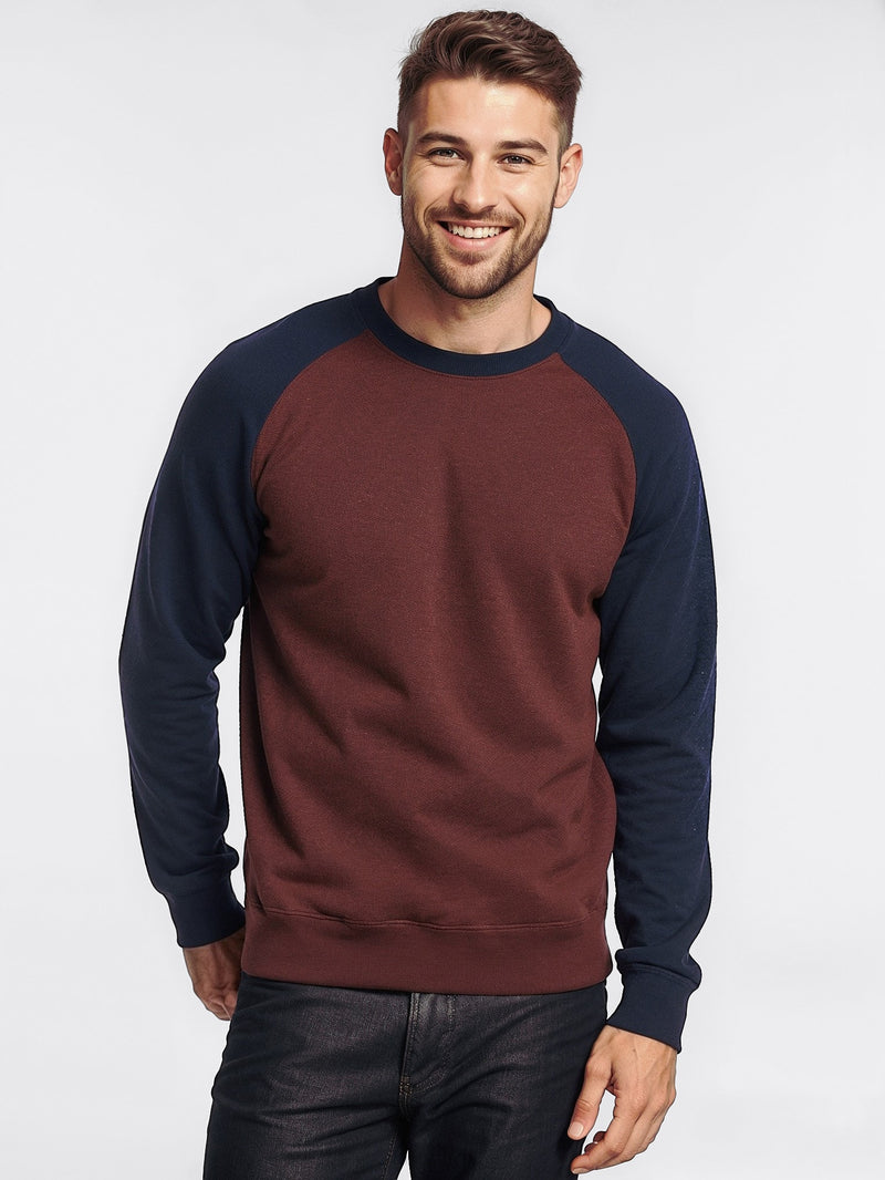 Contrast Sleeve Sweatshirt-1