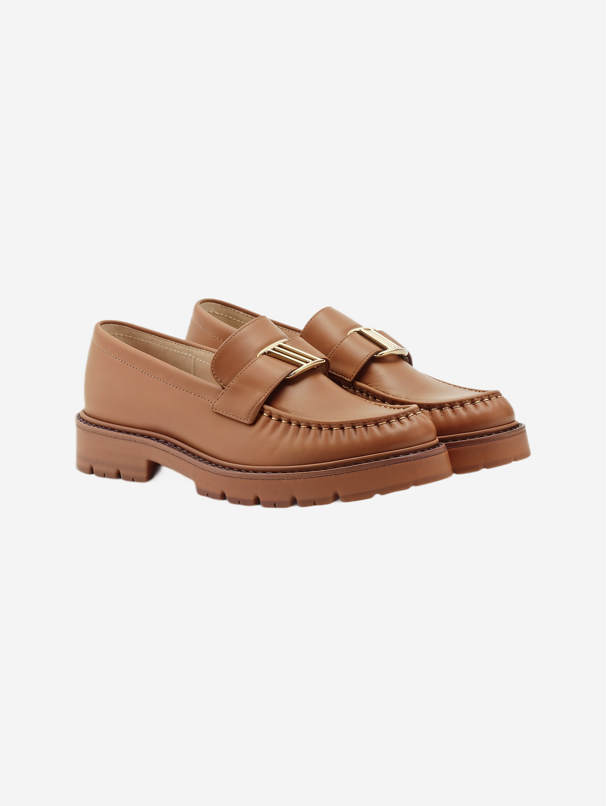 Chunky Sole Loafers-3