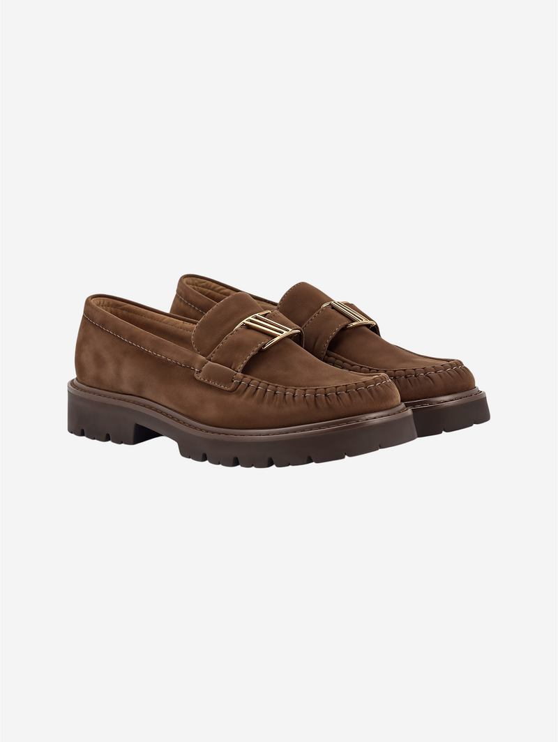 Chunky Sole Loafers-5