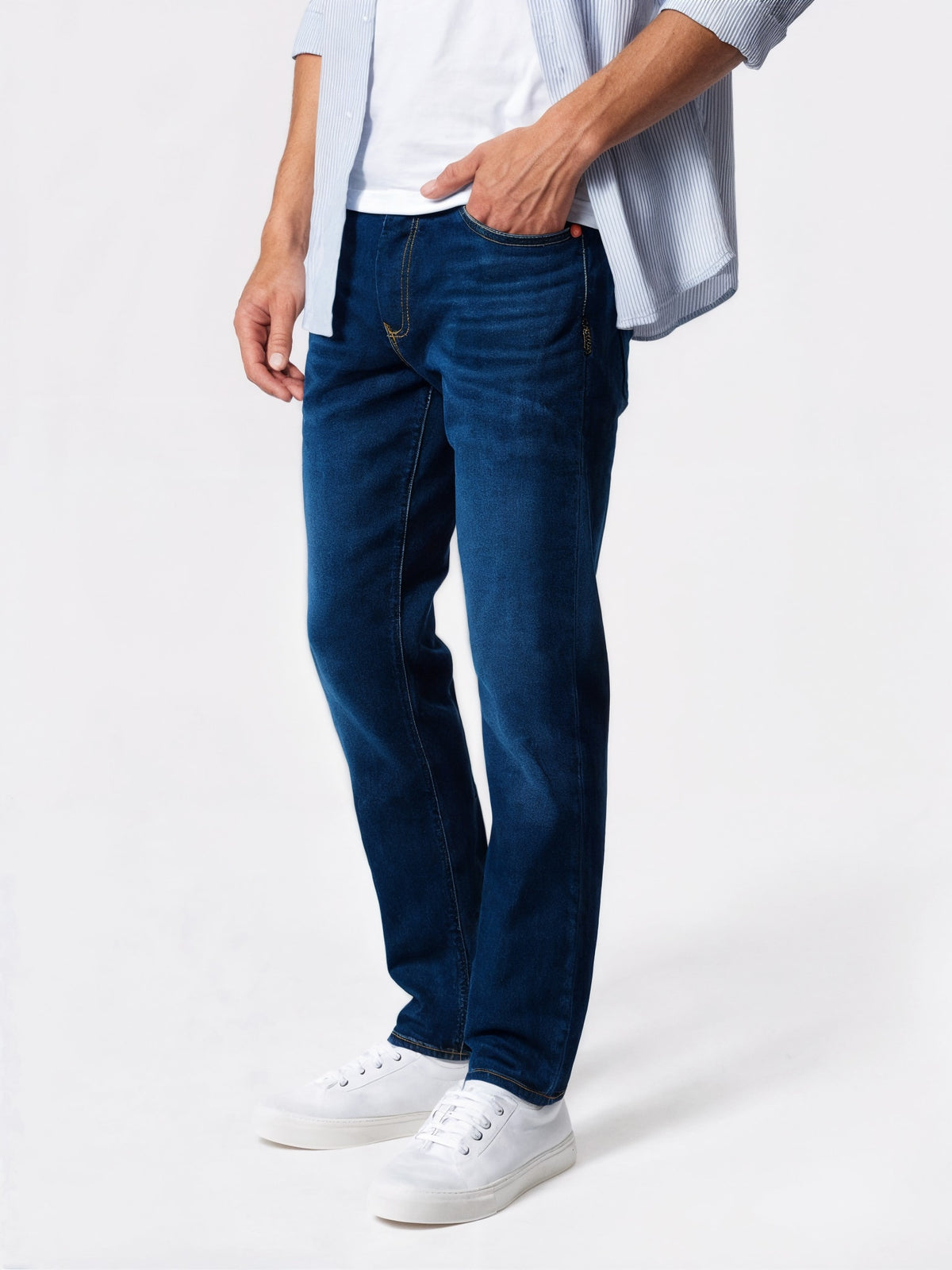 Straight Fit Denim Jeans