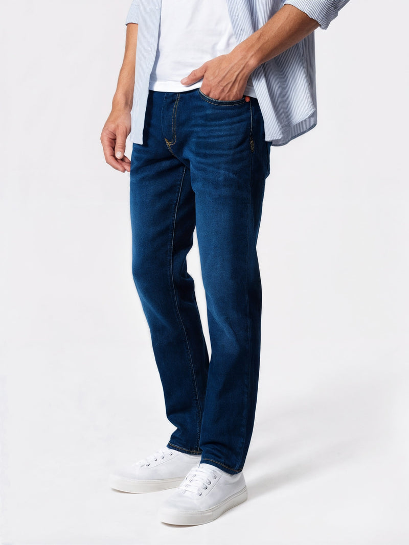 Straight Fit Denim Jeans-1