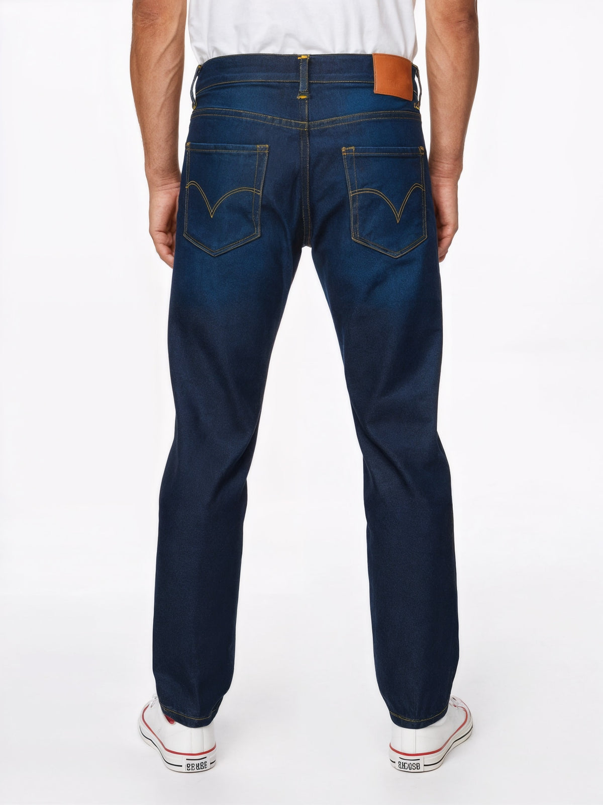 Straight Fit Denim Jeans-3
