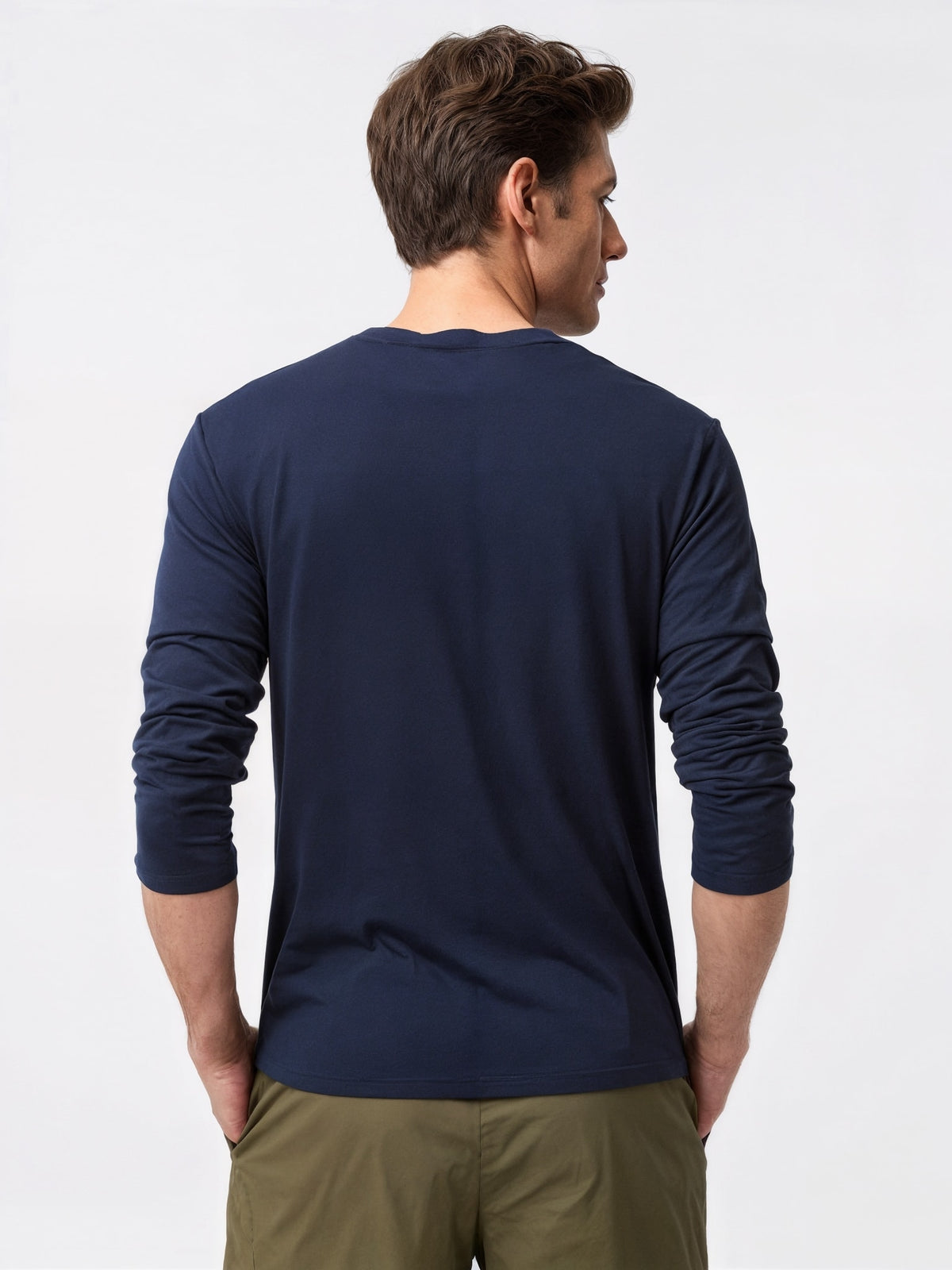 Long Sleeve Henley Shirt